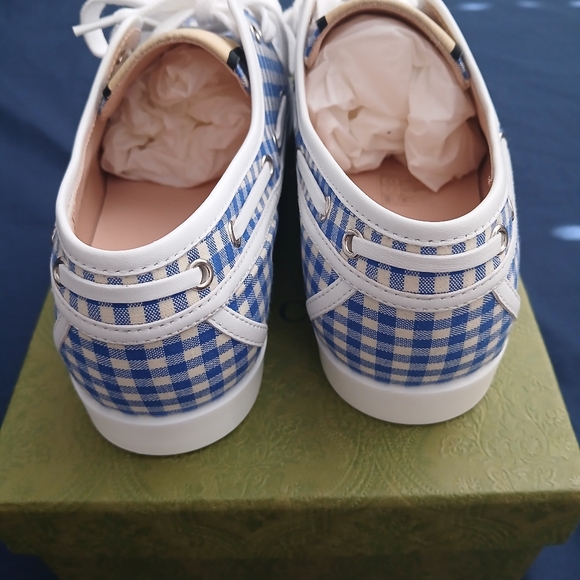 Gucci Graham Size 33 or Size 1.5Y Shoes - Picture 7 of 9